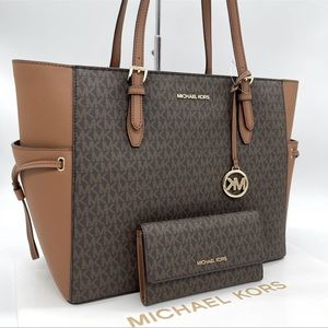 Michael Kors Gilly Large Tote Bag & Trifold Wallet